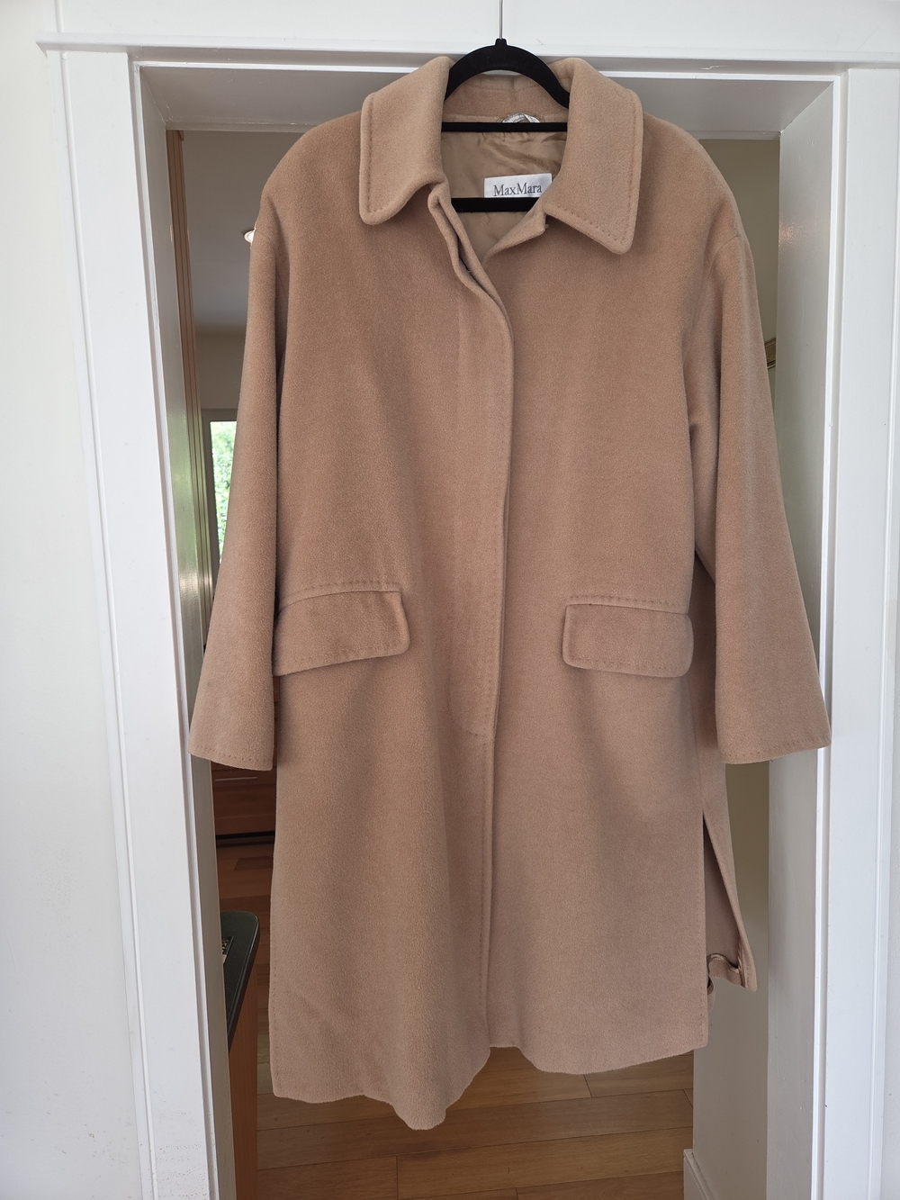 MaxMara Camel Wool-Blend Classic Trench Coat